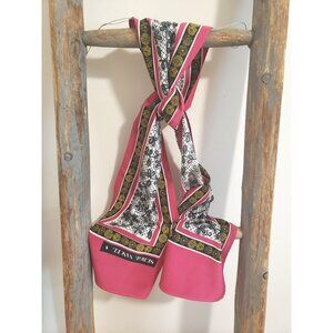 Serge Nancel Designer Scarf Flowers and Mandela